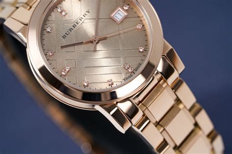 burberry rose gold watch review